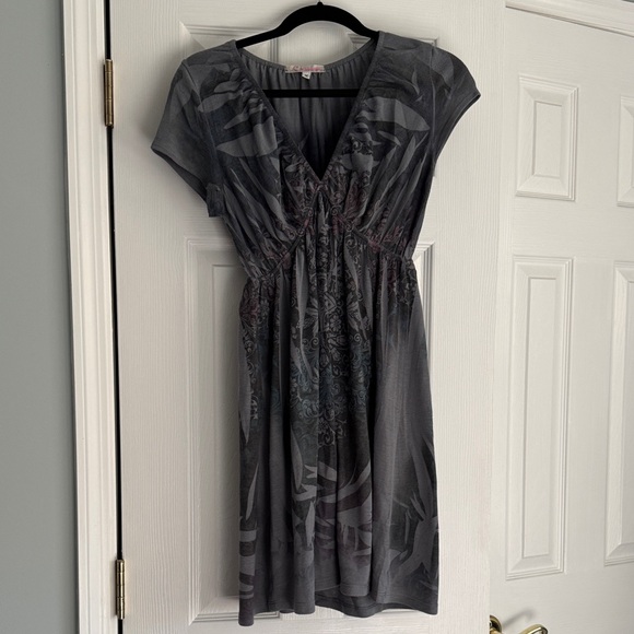 Julie's Closet Charcoal Mini Dress - Picture 1 of 5